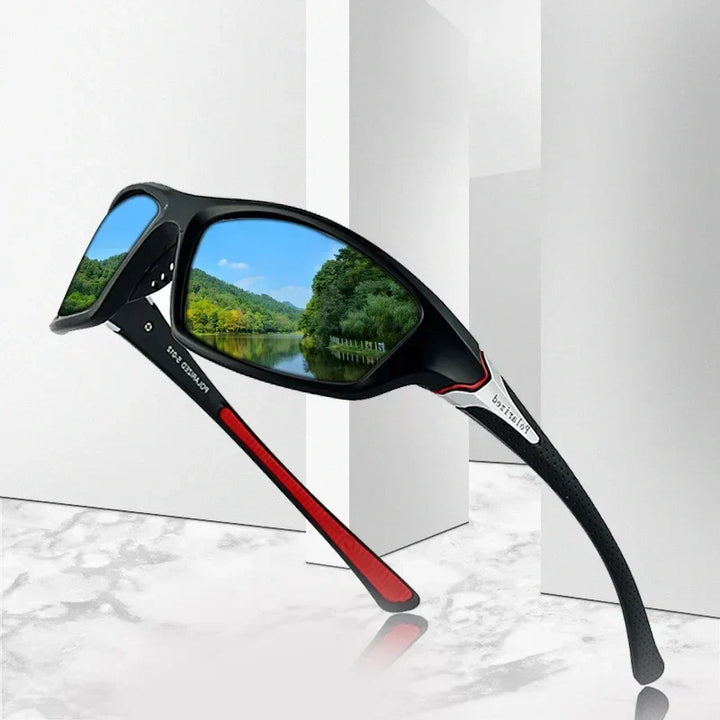 Moderne Unisex Sonnenbrille, polarisiert, UV400 Schutz. Perfekt für Outdoor & Autofahren. Stilvolles Accessoire.