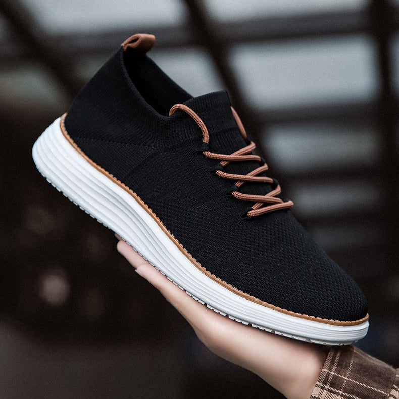 Komfortable Herrenschuhe für den Alltag, stoßdämpfend & mit flexibler Außensohle.