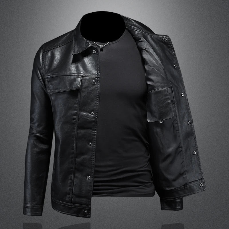 Graue Slim Fit Herbstjacke für Herren, ideal als Übergangsjacke für Freizeit und Mode.