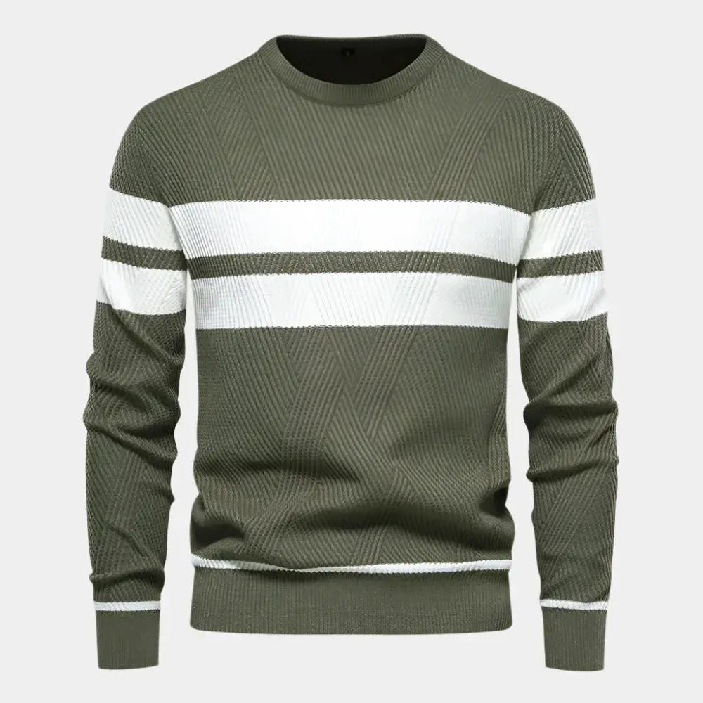 Vielseitiger Herren Freizeit Pullover, bequemes Langarm-Oberteil für stilvolle Alltags-Looks und Männermode.