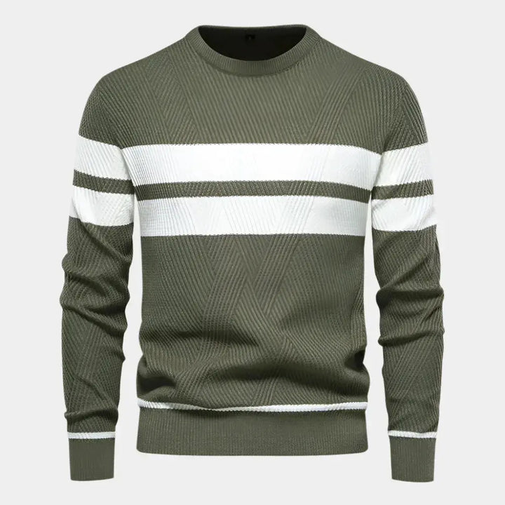 Vielseitiger Herren Freizeit Pullover, bequemes Langarm-Oberteil für stilvolle Alltags-Looks und Männermode.