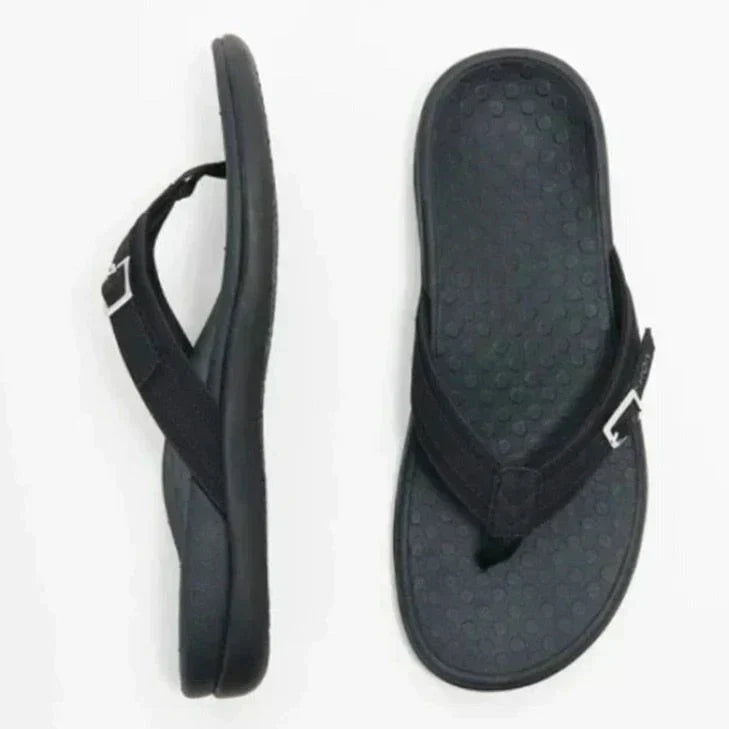 Detailansicht Amélie Damensandale: Ergonomisches EVA-Fußbett für maximalen orthopädischen Komfort.