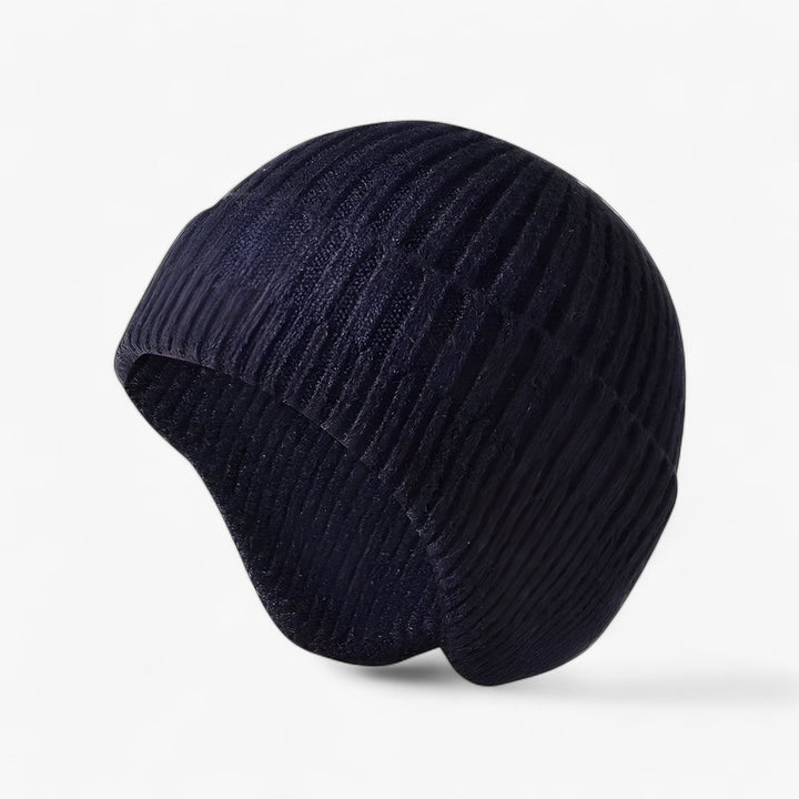 Funktionale Herren Wintermütze: wasser- & windabweisende Aviator Mütze mit Klappohren und Nackenabdeckung.
