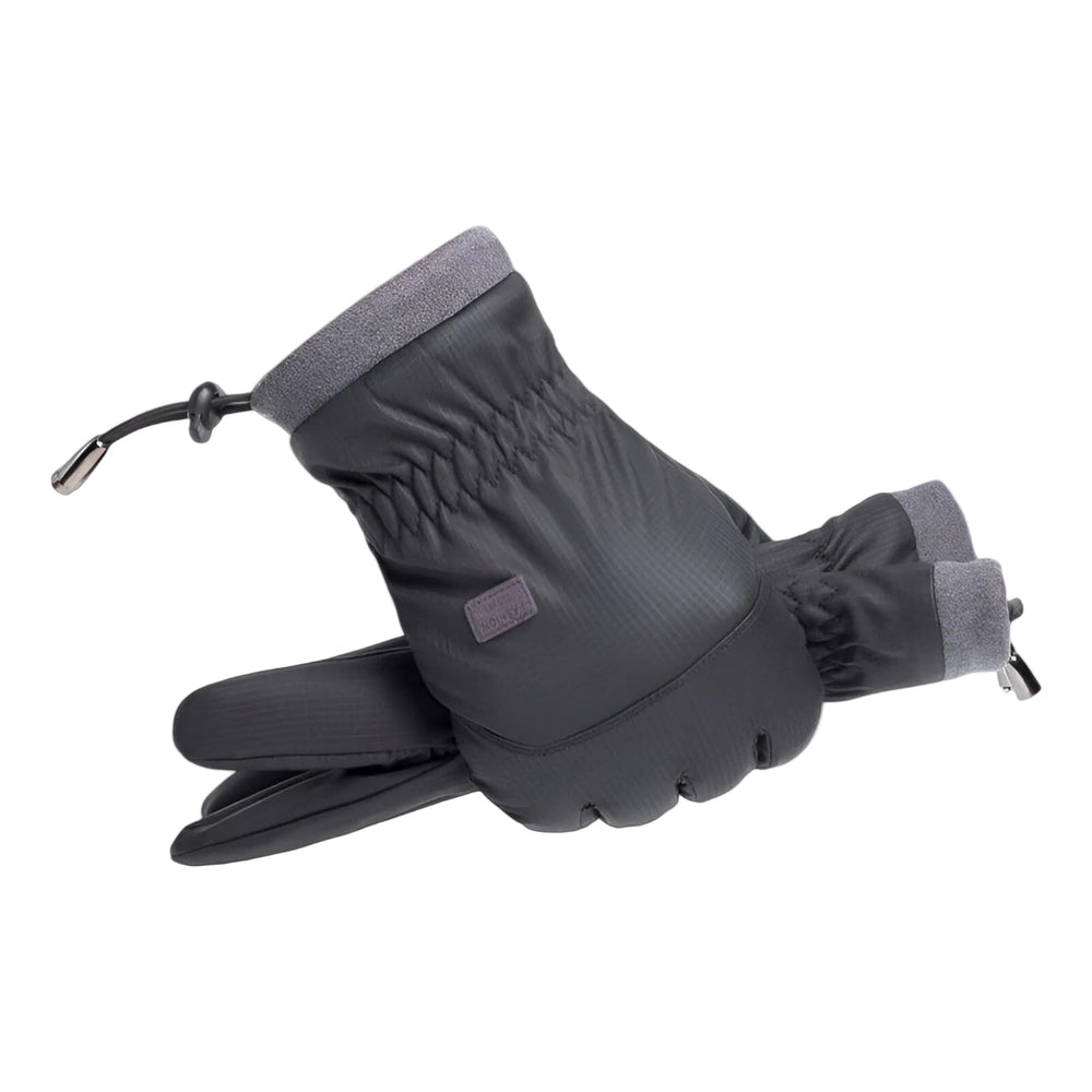 Funktionelle Herren Winterhandschuhe, schwarz, ideal für Ski & Snowboard. Mit Touchscreen & festem Grip.