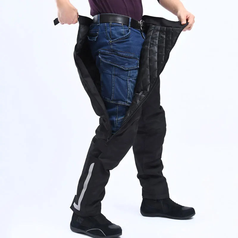 Herren RoadGuard Motorradhose mit Schutz, winddicht & warm. Perfekt als Fahr- und Tourenhose.