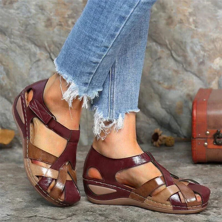Vielseitige orthopädische Damensandalen, bequeme Sommerschuhe mit modernem Design für jede Gelegenheit.