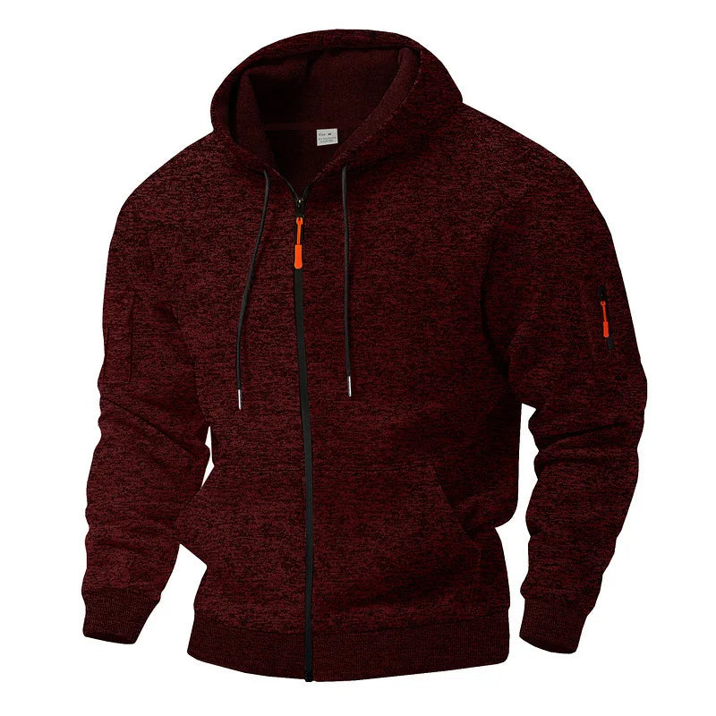 Moderne Herren Outdoorjacke Kajetan mit praktischen Taschen & Reißverschluss. Perfekt als Sport- & Freizeitjacke.