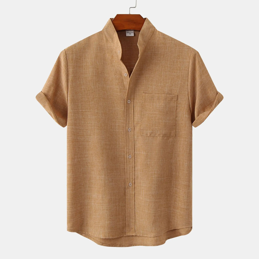 Casual Herren Kurzarmhemd, entspannt & luftig. Perfekte Oberbekleidung für Frühling, Sommer & Urlaub.