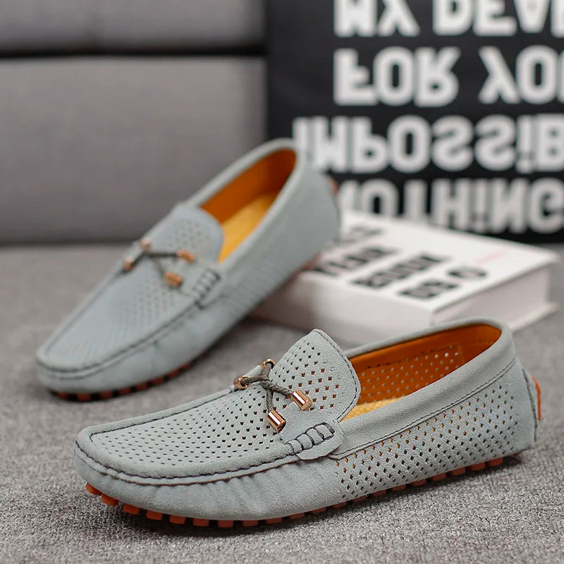 Atmungsaktive Herren Slip-On Schuhe: leichte Komfortschuhe, perfekt für den täglichen Gebrauch.