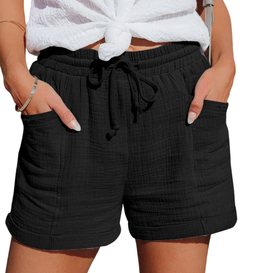 Modische Damen Kurze Hose für den Sommer. Trendige Freizeit-Shorts in bequemem Schnitt für vielseitige Casual Mode.