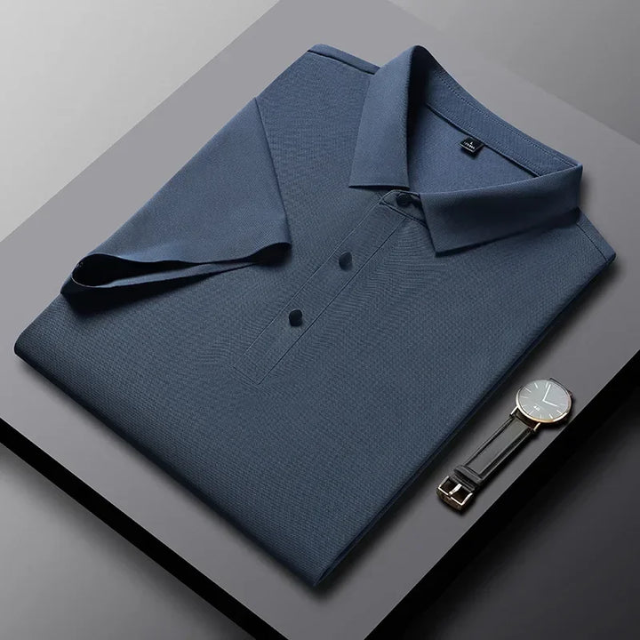 Lässiges Herren Sommer Poloshirt. Hochwertiges Strukturkraft Material für maximalen Komfort.