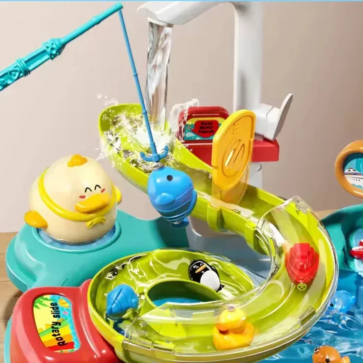 Interaktives Kinderspielzeug; 2-in-1 Montessori Motorik-Fischspiel für Feinmotorik, Hand-Augen-Koordination & Konzentration.