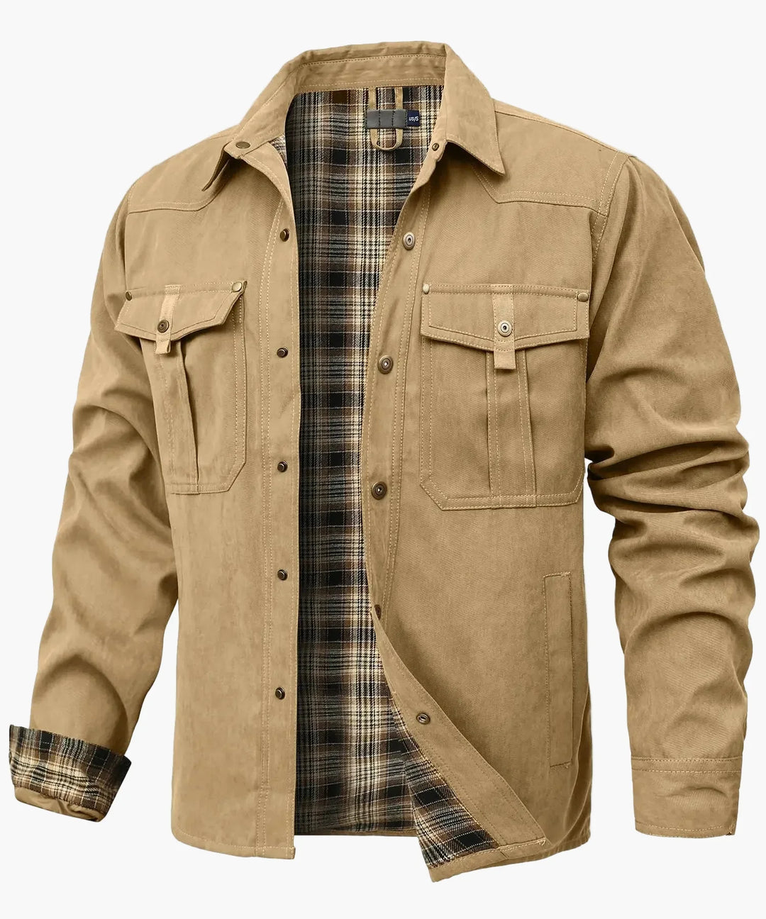 Funktionale Herren Herbstjacke. Ideal für Männeroutfit, robust und winddicht, für Abenteuer & Freizeit.
