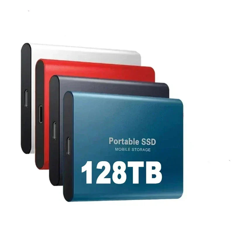 Ultraschnelle 2TB externe SSD USB 3.1/USB-C für Windows, Mac & Android. Mobiler Datenspeicher & Festplatte.