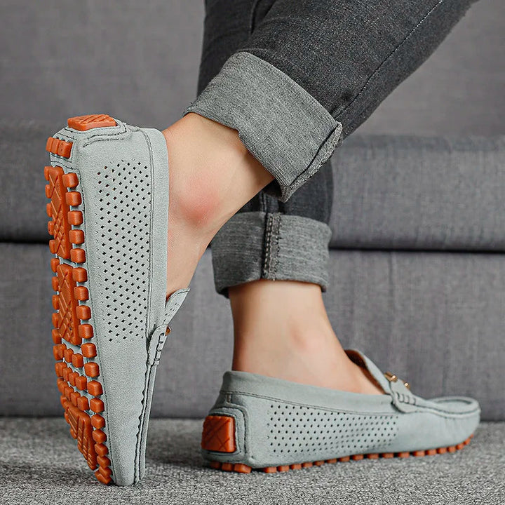 Herren Mokassin Freizeitschuhe: stilvolle, atmungsaktive Slip-On Schuhe mit Komfortfunktion.