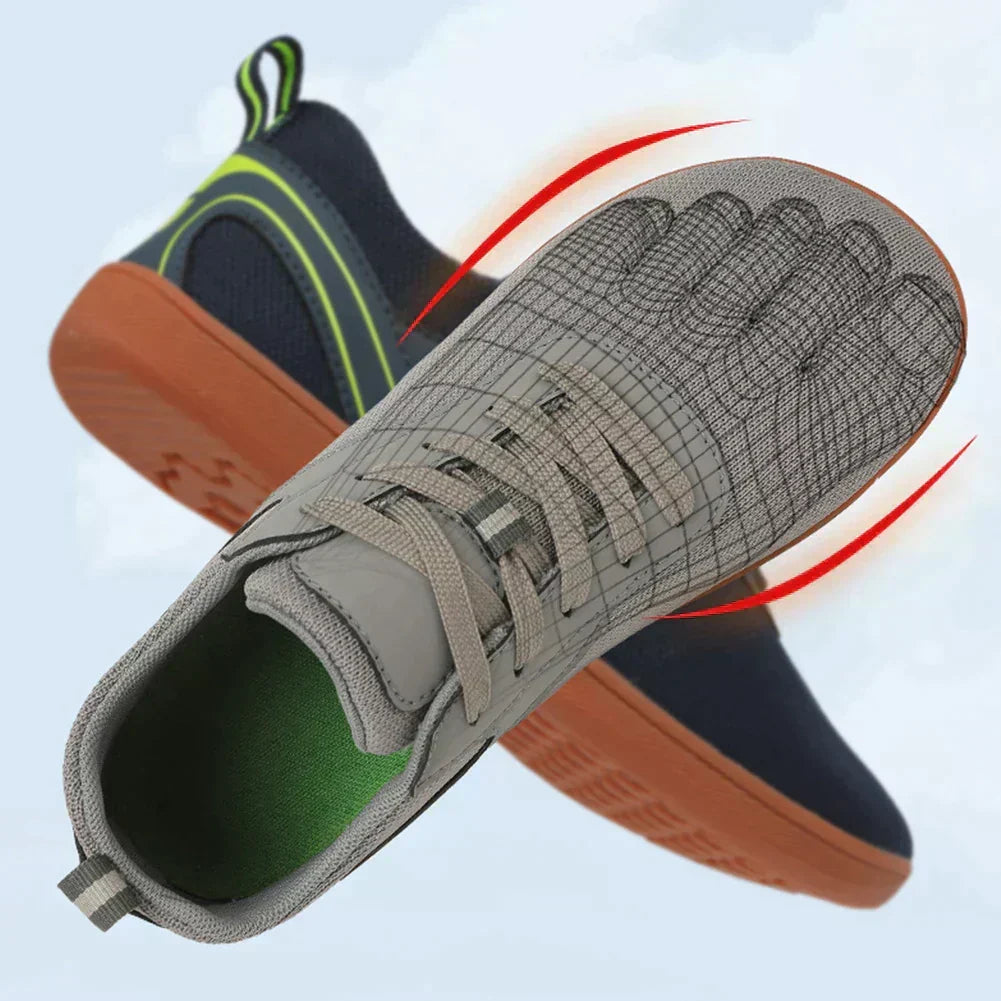 Bequeme Unisex Barfußschuhe Luno mit atmungsaktivem Material & flexibler Sohle für ganztägigen Komfort.