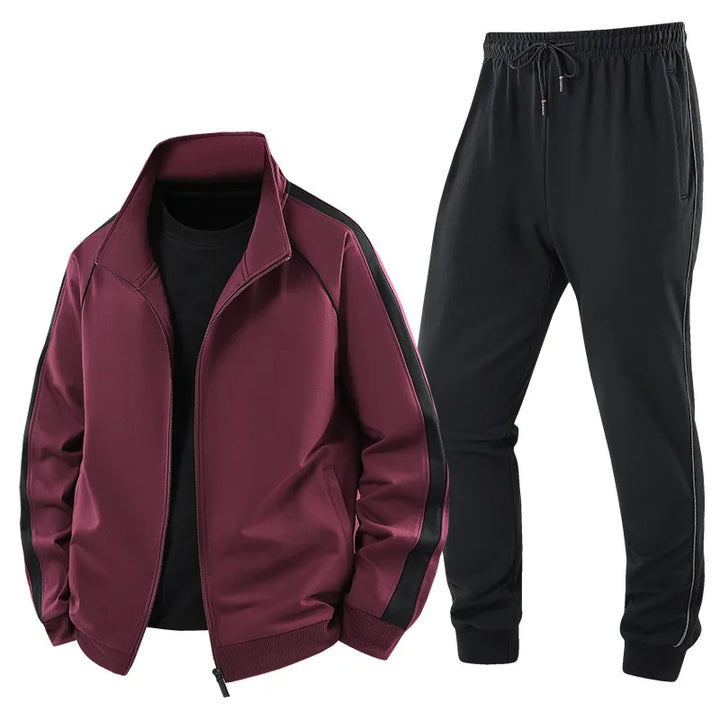 Stylisches Herren Sport-Set: atmungsaktiver, lockerer Zweiteiler für vielfältige Aktivitäten und Komfort.