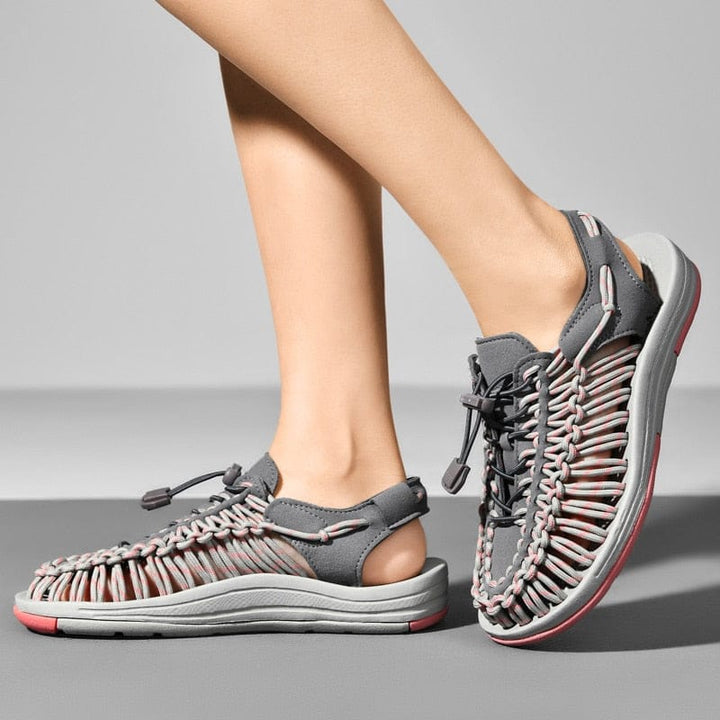 Praktische Lioris Urlaubsschuhe, leichte und bequeme Unisex Sandalen.