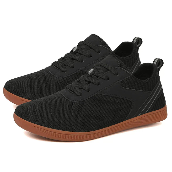 Nahaufnahme der flexiblen, rutschfesten Sohle der Unisex Barfußschuhe Luno, für optimalen Halt.