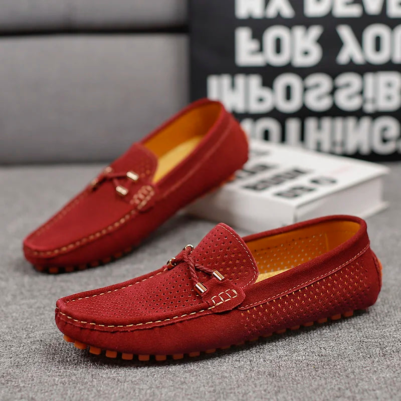 Hochwertige Herren Slip-On Loafer. Bequeme, atmungsaktive Freizeitschuhe für den täglichen Gebrauch.