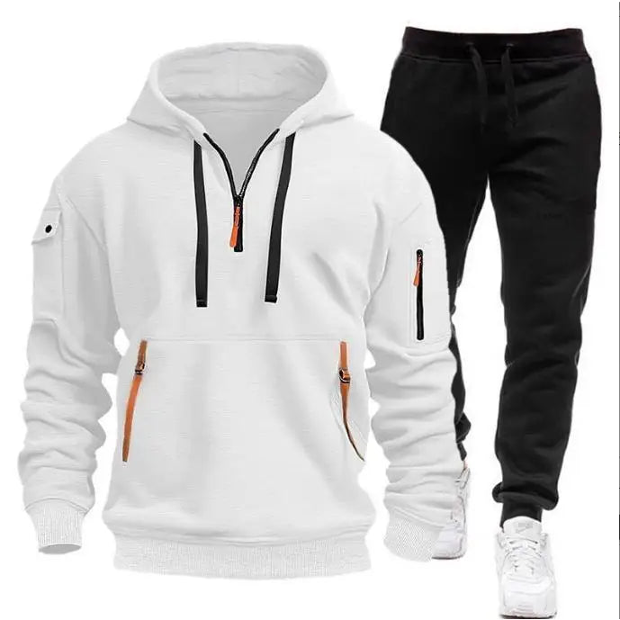 Sportlicher Herren Zweiteiler: Hoodie & Jogginghose, ideal für Streetwear & entspannte Tage.