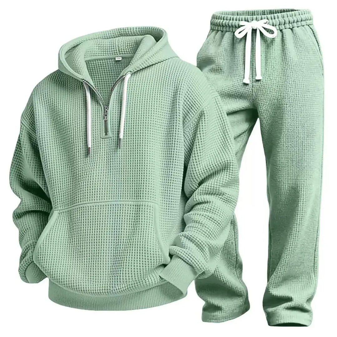 Hochwertiges Herren Set aus weichem Material: Bequemes Sweatshirt & Jogginghose für maximalen Komfort.