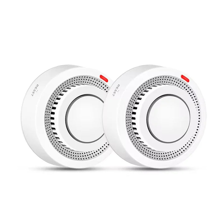 Intelligenter WLAN Rauch- und Hitzemelder SafeSense 85dB für Smart Home Sicherheit und Heimschutz.