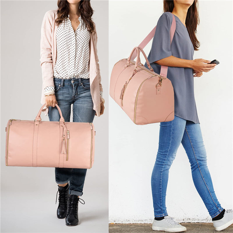 Robuste Kleideraufbewahrungstasche, faltbar, für Business-Reisen & knitterfreie Lagerung von Hemden.