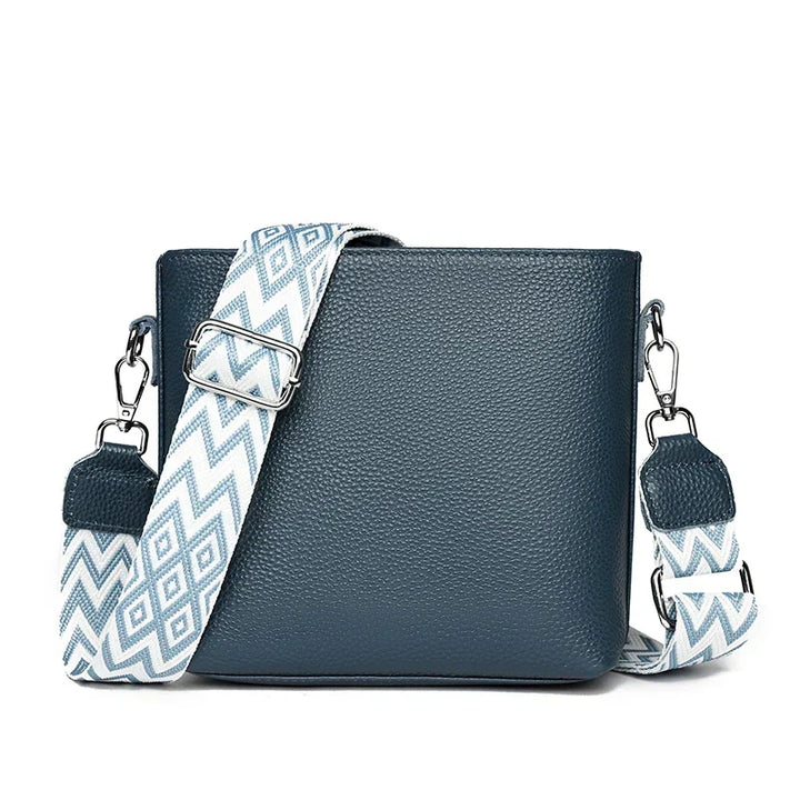 Modische Damen Leder-Crossbody-Tasche, elegant und vielseitig für Alltag & Anlass.