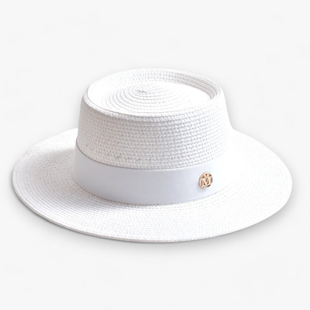 Damen Hut für den Sommer, breitkrempig, perfekt für Strand & Reise, mit UV-Schutz.