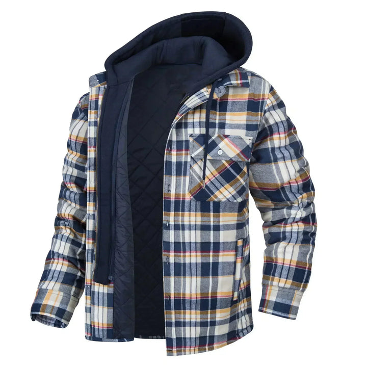 Bequeme Herren Kapuzenjacke im Oversize-Stil, lockere Passform für optimalen Komfort als Herbst-/Winterjacke.