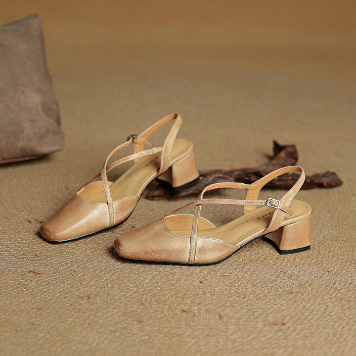 Festliche High Heels mit Blockabsatz & Riemchen – Schwarze Damenschuhe für Events.