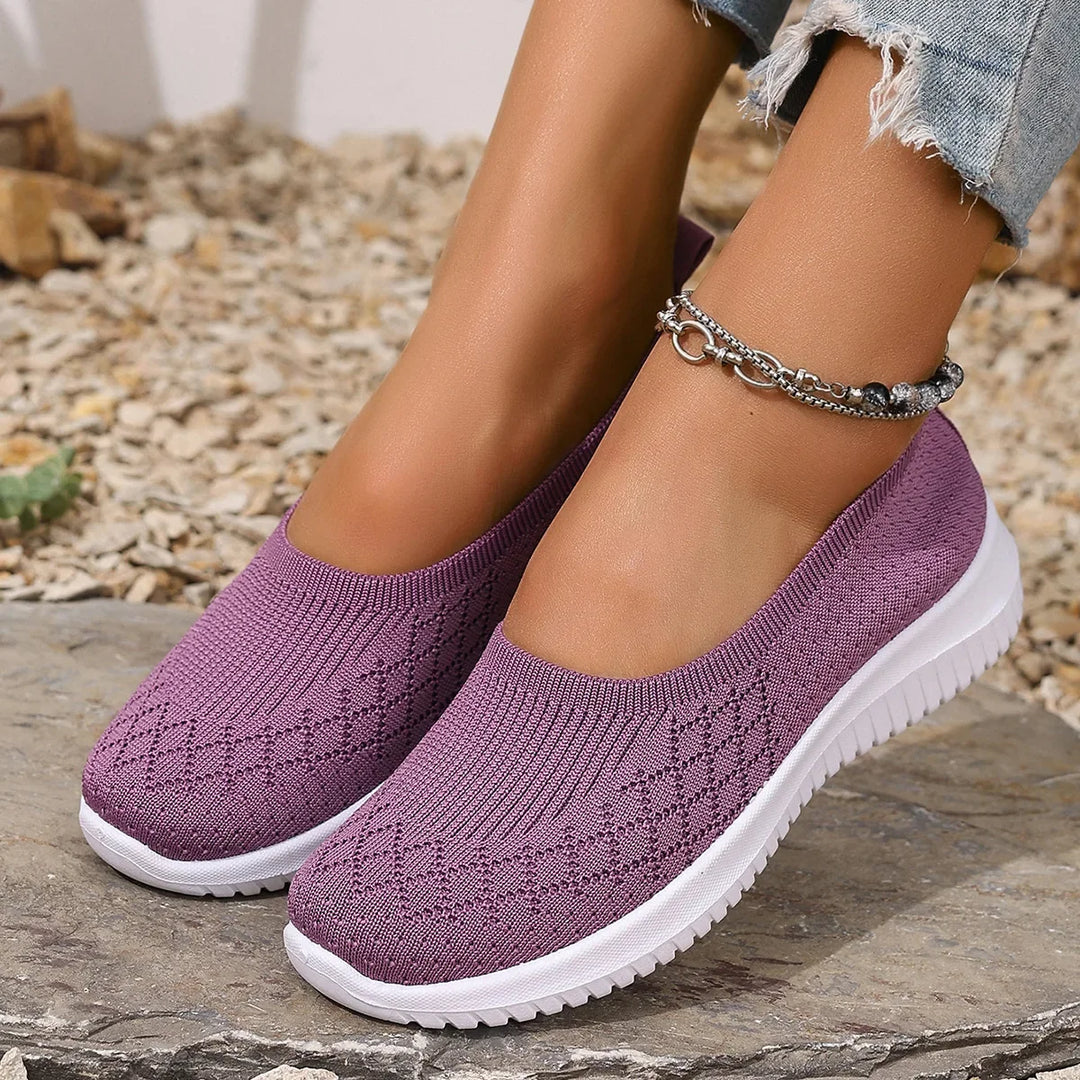 Rutschfeste Damen Sommer Pantoffeln mit starker Fußunterstützung, atmungsaktiv & leicht.
