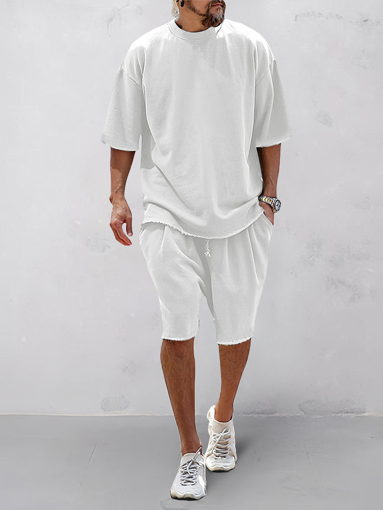 Lässiges Herren Sportbekleidungs-Set, Oversize Hoodie & Jogginghose, ideal für Herbst & Athleisure.