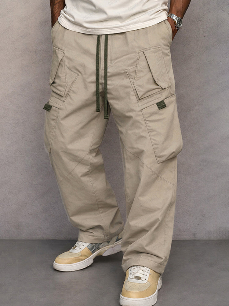 Bequeme Herren Cargo-Hose für den lässigen Look; vielseitige Freizeithose.
