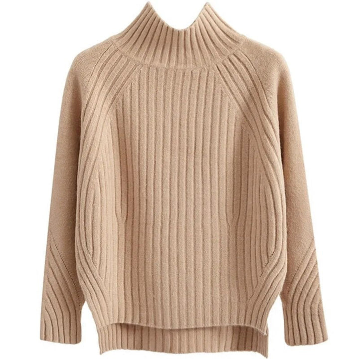 Hochwertiger Damen Langarm-Pullover mit Rundhals, bequemer Strick für jeden Tag und Freizeit.