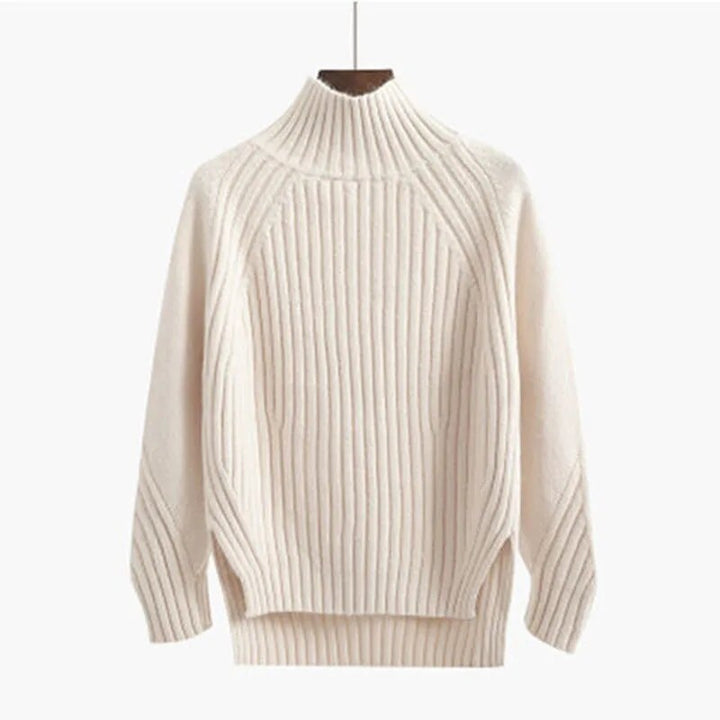 Bequemer Damen Pullover, einfacher Strick mit Rundhals, perfekt für entspannte Tage und Komfort.