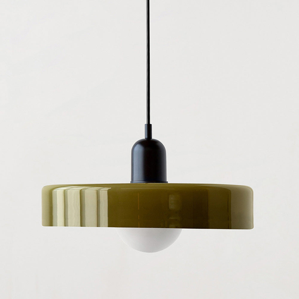 Innenbeleuchtung: Bauhaus-Designlampe aus Buntglas, einstellbar für jeden Raum.