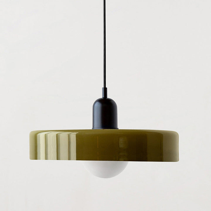 Innenbeleuchtung: Bauhaus-Designlampe aus Buntglas, einstellbar für jeden Raum.