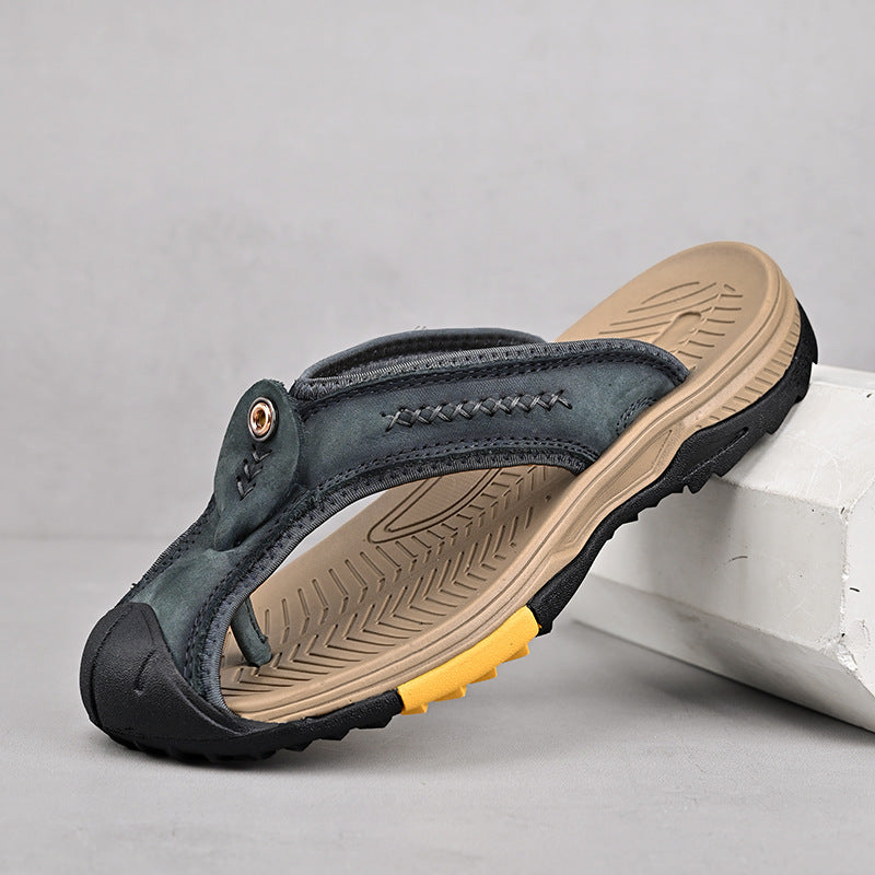 Herren Sandalen für Strand und Freizeit, bieten hervorragenden Komfort und sicheren Stand mit speziellem Fußbett.