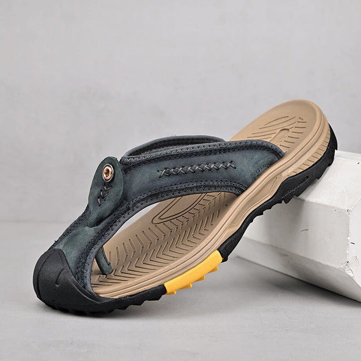 Herren Sandalen für Strand und Freizeit, bieten hervorragenden Komfort und sicheren Stand mit speziellem Fußbett.
