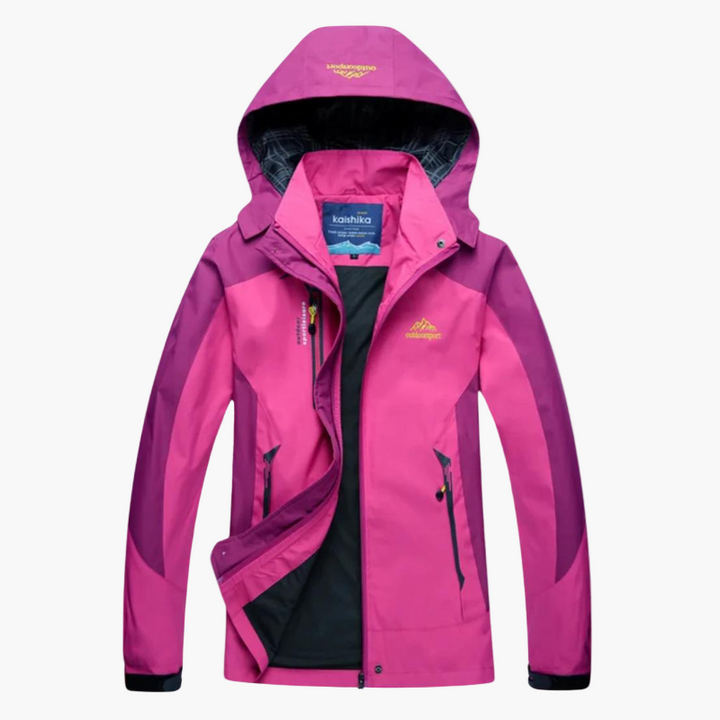 Vielseitige Damen Sportjacke, atmungsaktiv & wasserdicht, für Outdoor-Aktivitäten im Frühling & Herbst.