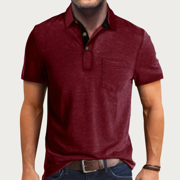 Klassisches Slim Fit Poloshirt für Herren, ein bequemes Basic für jeden Tag.