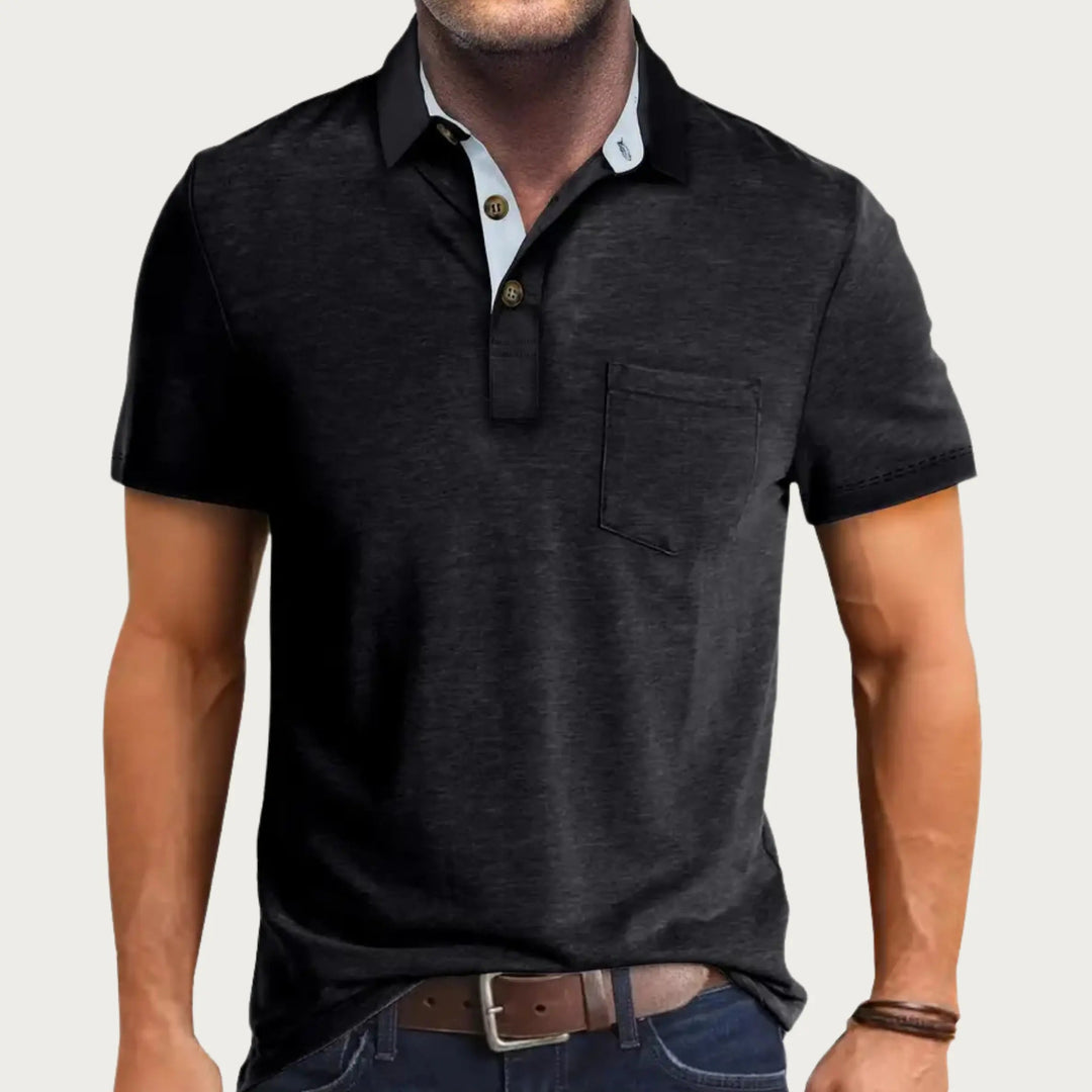 Elegantes Herren Poloshirt in Slim Fit, ideal für Freizeit, Büro und smarte Looks.