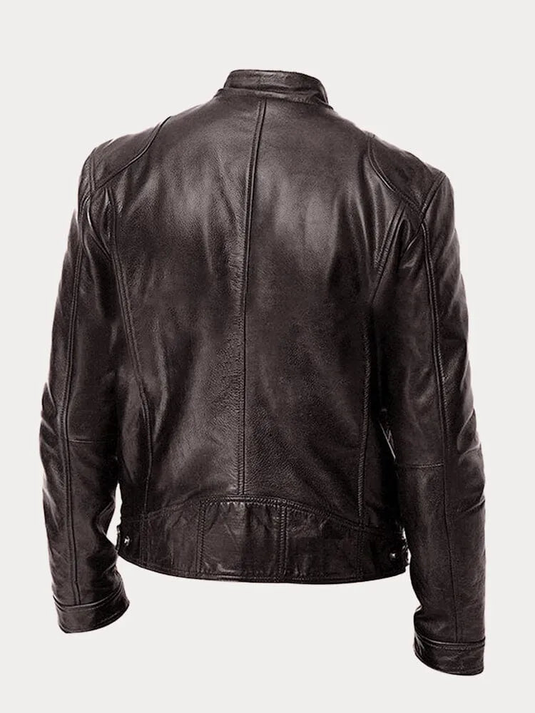Freizeitjacke für Herren, klassisch, tailliert, mit Reißverschluss, perfekte Oberbekleidung.