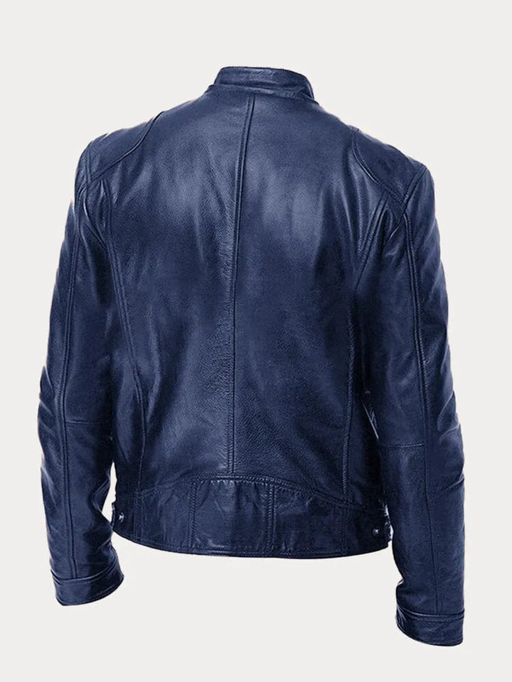 Trendige Herren Freizeitjacke Slim Fit, mit Reißverschluss, für stylische und bequeme Casual-Looks.