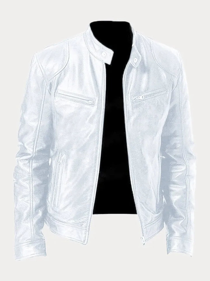 Moderne Herrenjacke Slim Fit, mit Reißverschluss, komfortabel und vielseitig für jede Gelegenheit.