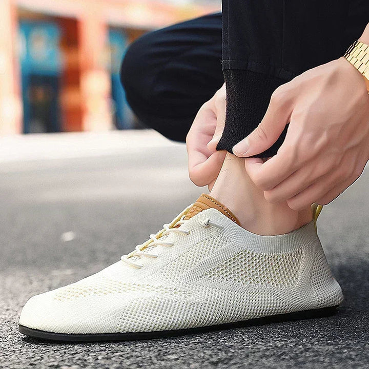 Grüne Herren Freizeitschuhe: Bequem, atmungsaktiv und leicht für angenehmen Gehkomfort.
