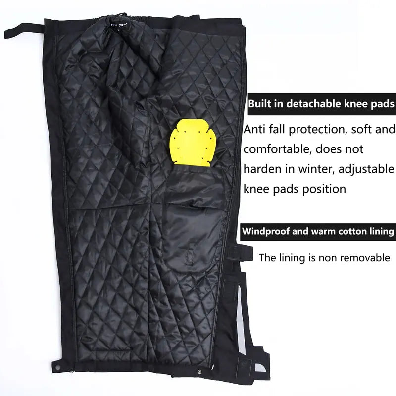Nahaufnahme der strapazierfähigen RoadGuard Herren Motorradhose mit Schutzpolstern für Sicherheit.