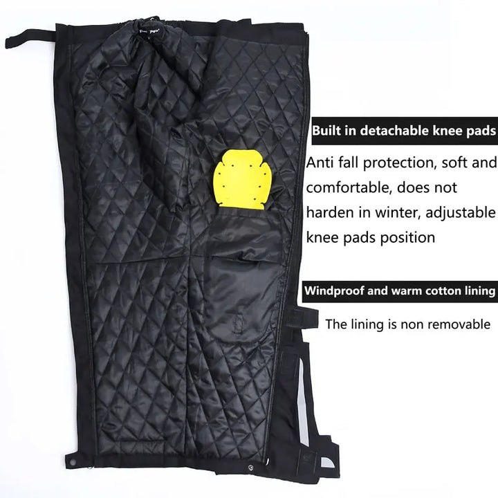Nahaufnahme der strapazierfähigen RoadGuard Herren Motorradhose mit Schutzpolstern für Sicherheit.
